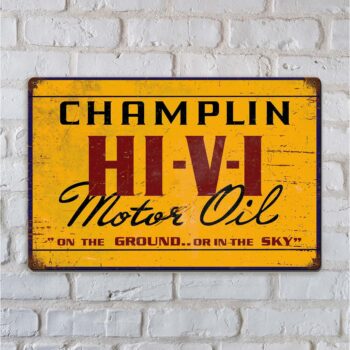 Champlin Hi-Vi Motor Oil Sign from Garage Art™