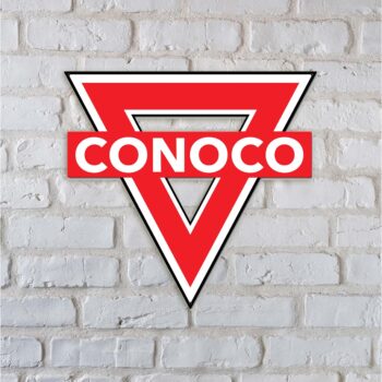 Conoco Die Cut Sign