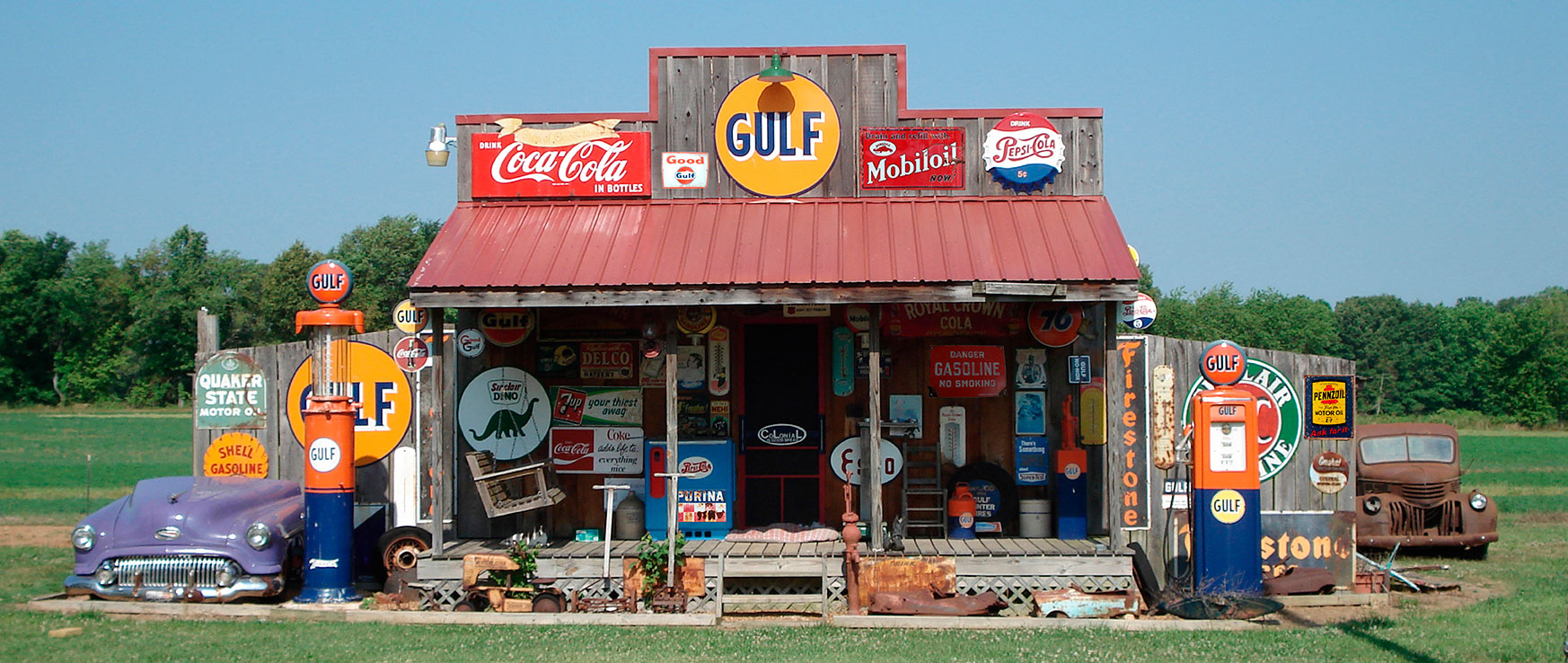 Gulf Motor Oil & Gasoline Thermometer Embossed Metal Sign Man Cave