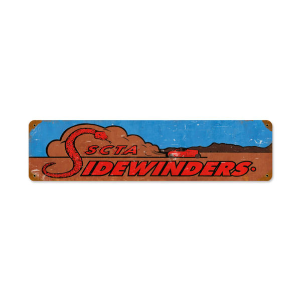 Sidewinders Vintage Sign Garage Art