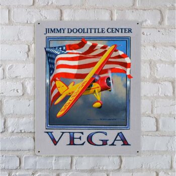 Jimmy Doolittle Center Vega Airplane Sign